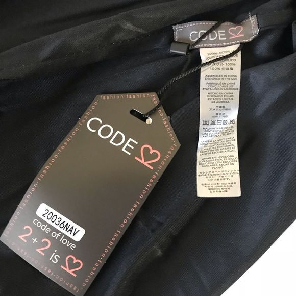 Code Blue Long Faux Fur Faux Suede Vest OSFA NWT - Picture 5 of 5